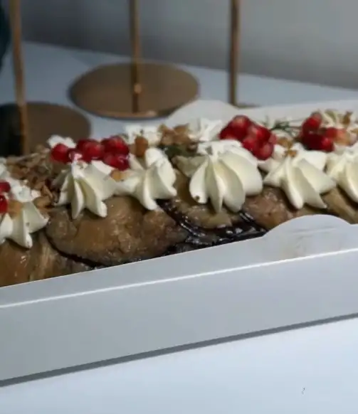 Баклажаны с курицей и грецкими орехами