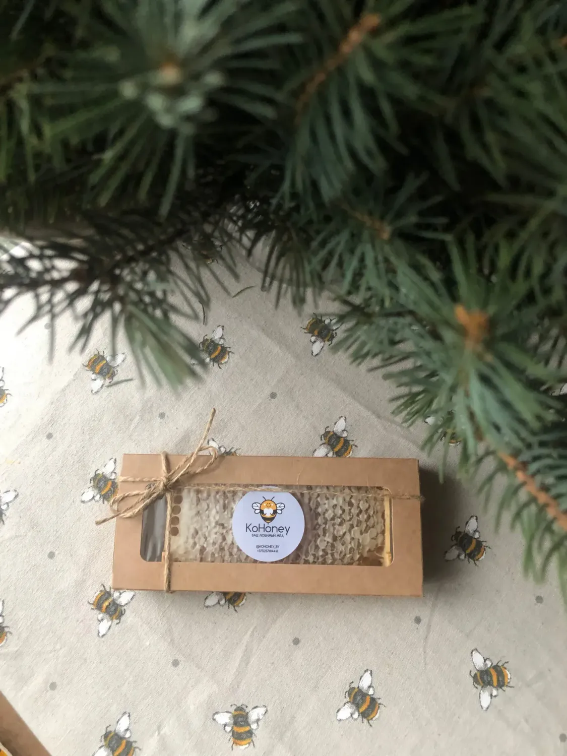 Мёд в сотах лесной, 1 шт. (230–300 г) фото 1