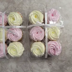 Корзиночки с белковым кремом