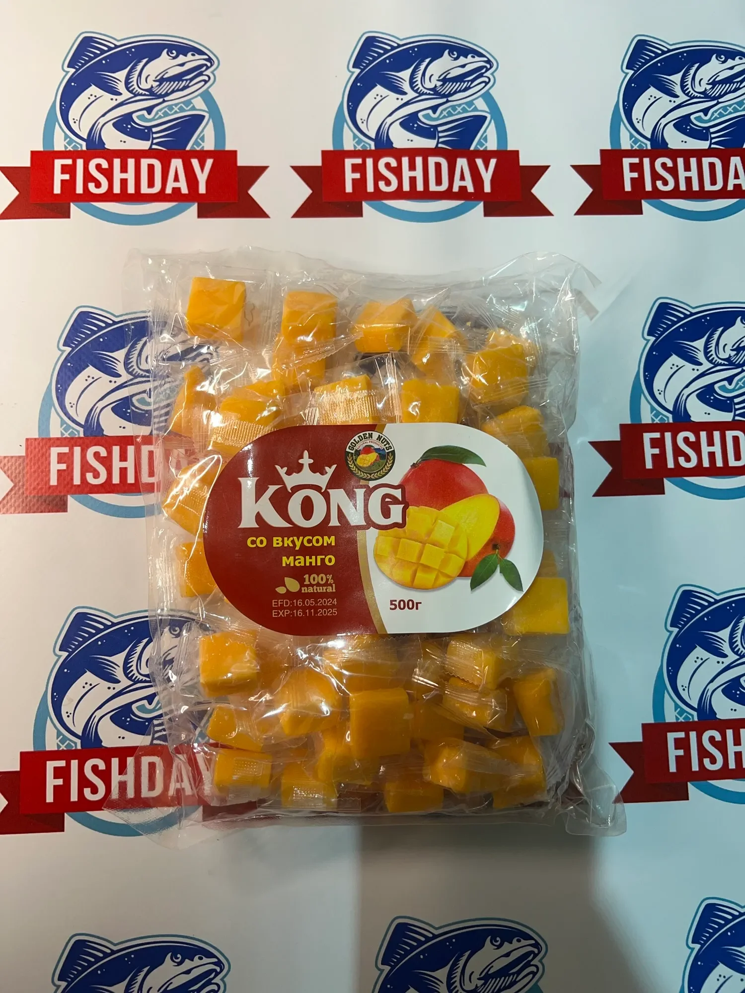 Конфеты Манго кубики фото 2