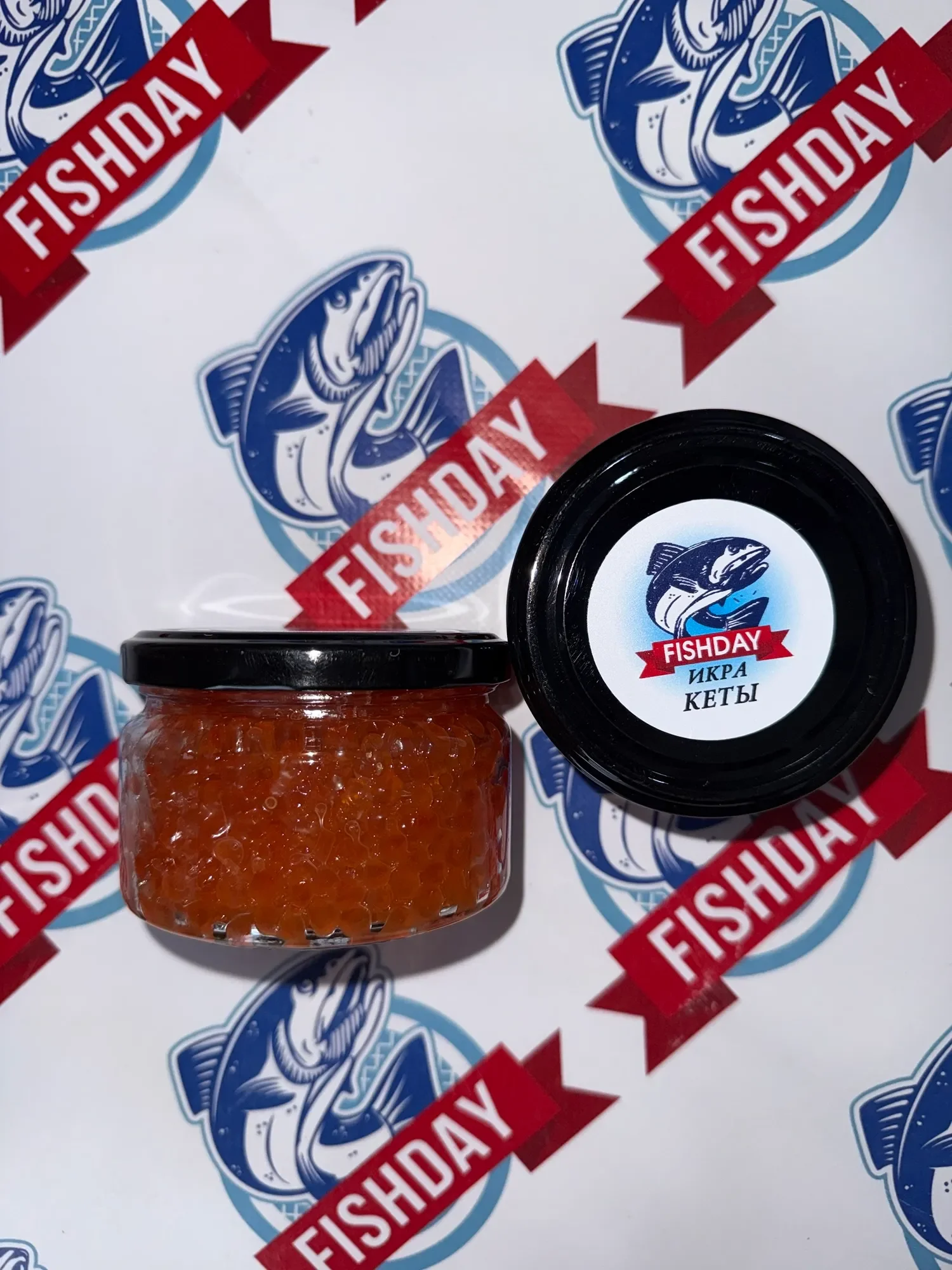 Икорный набор КЕТА + КИЖУЧ в стекле, 500 гр. фото 3