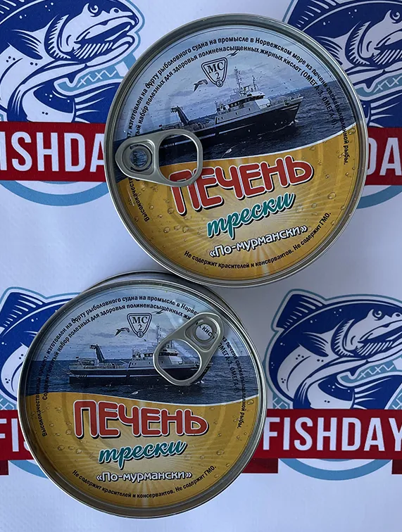 Печень трески по-мурмански
