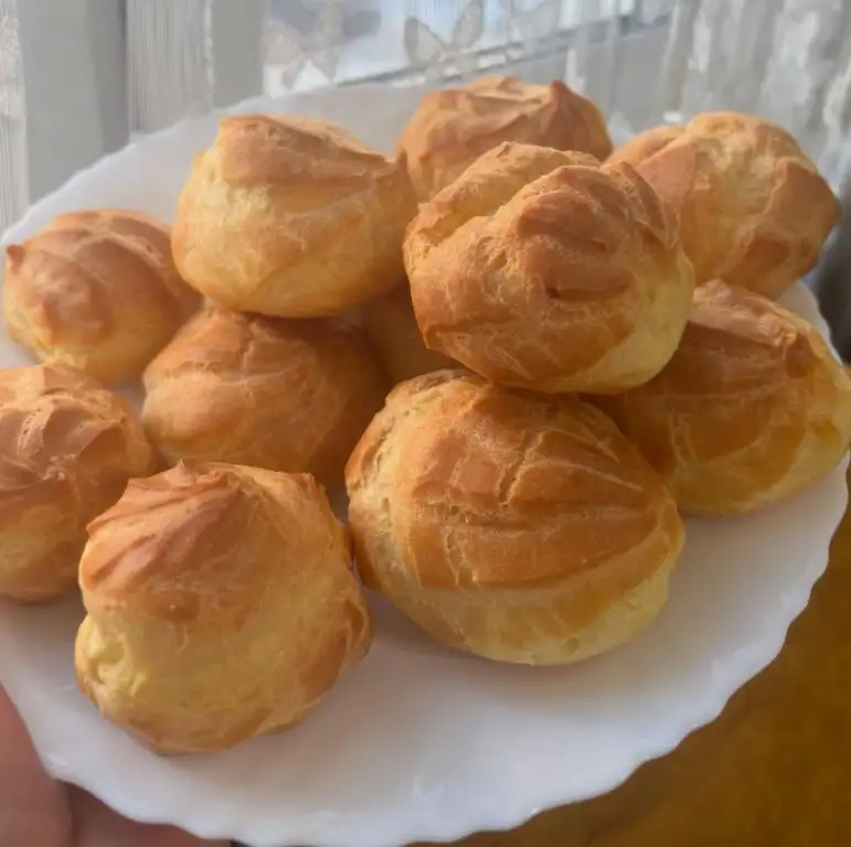 Заварные пирожные с творогом фото 3