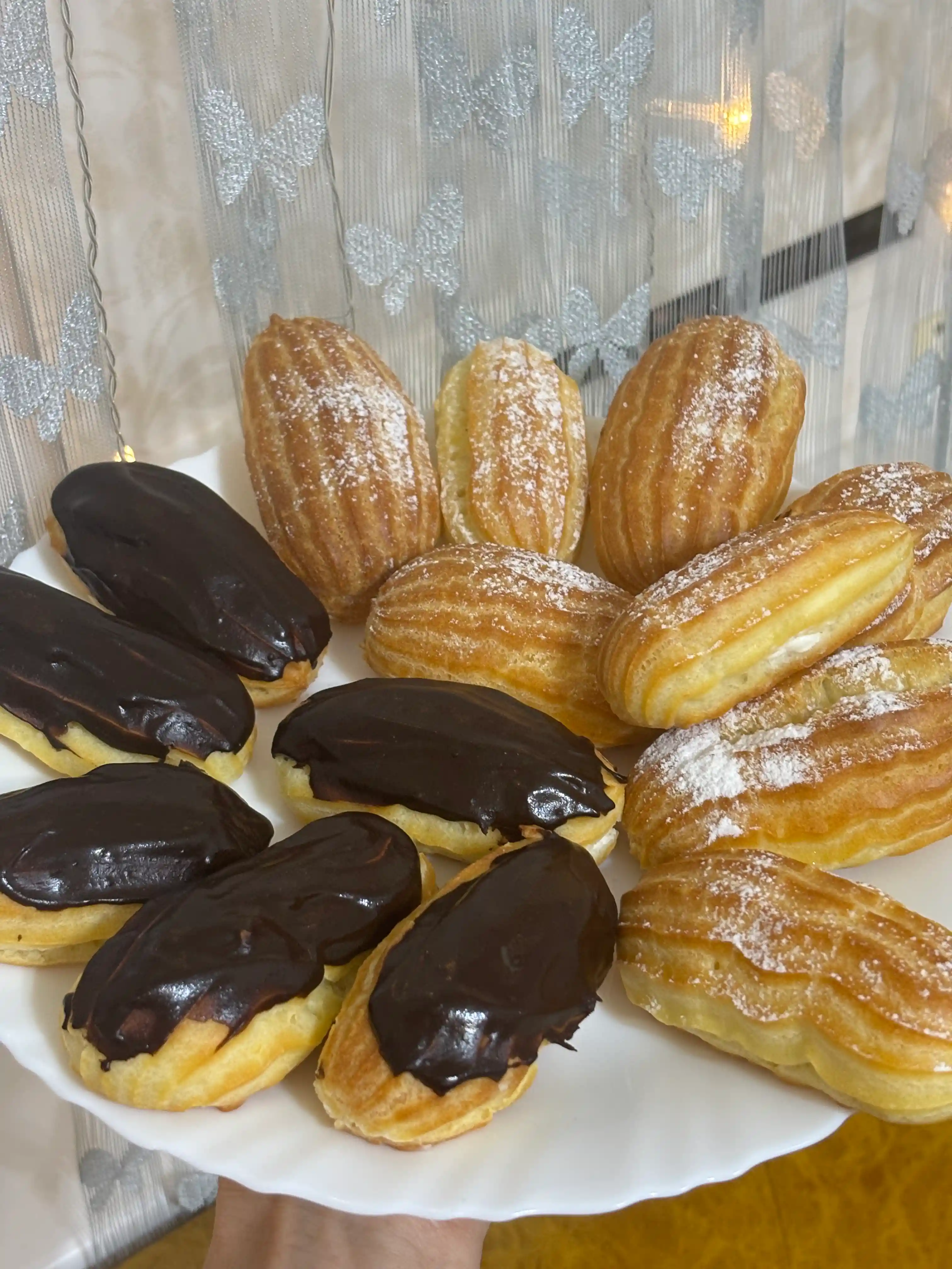 Заварные пирожные с творогом фото 4