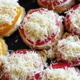 Кабачки, запечённые с помидорами