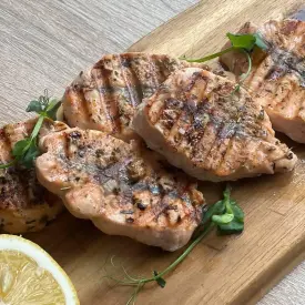 Стейк из горбуши