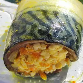 Рулетики из скумбрии