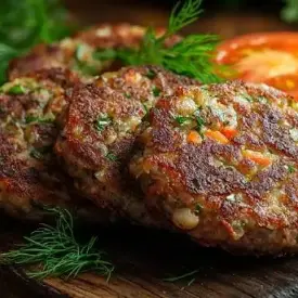 Котлета из индейки с сельдереем и морковью