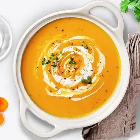 Пюре-суп из тыквы на сливках