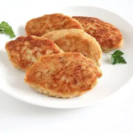 Котлета из филе птицы со сливочным сыром