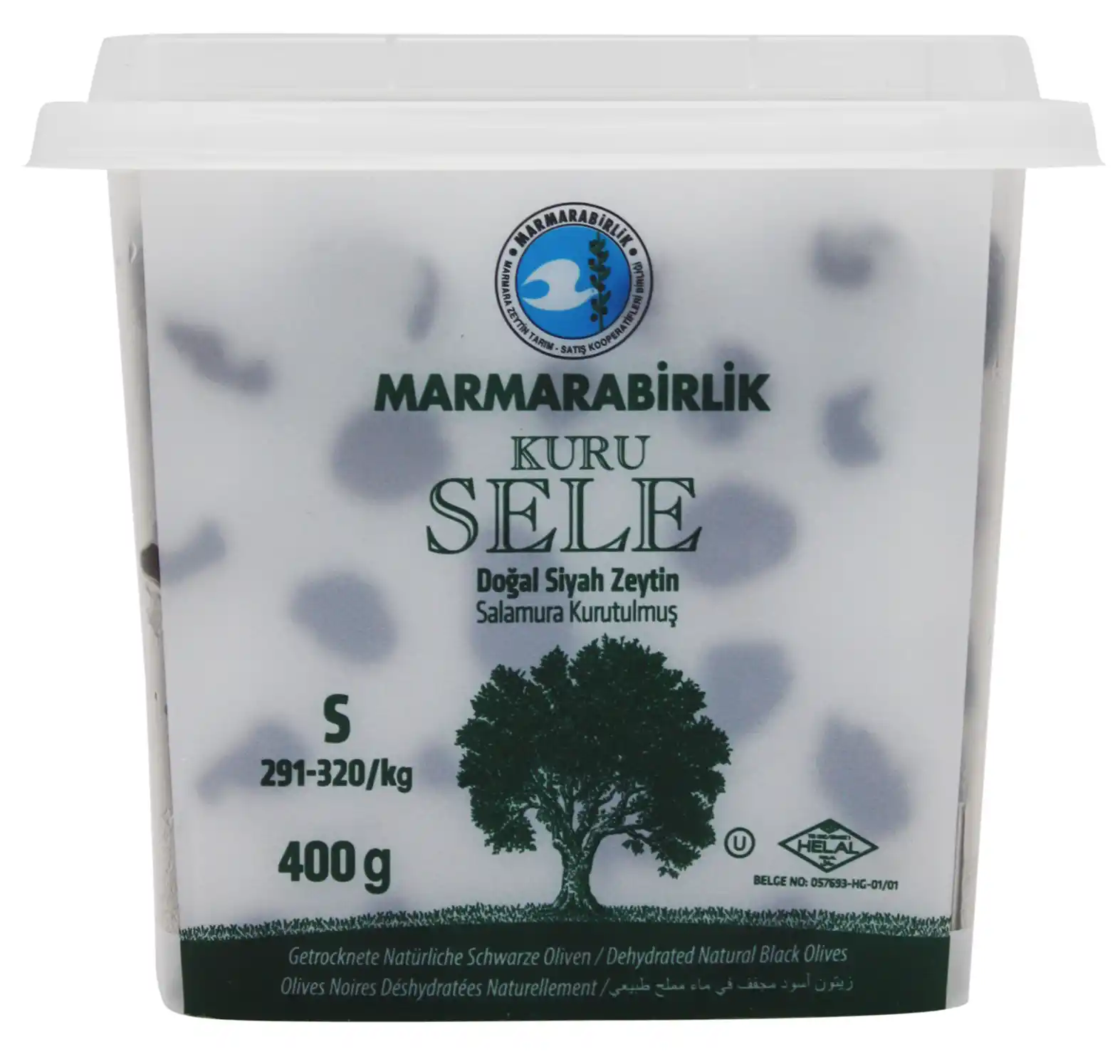 Маслины Marmarabirlik kuru sele вяленые S, 400 гр фото 2
