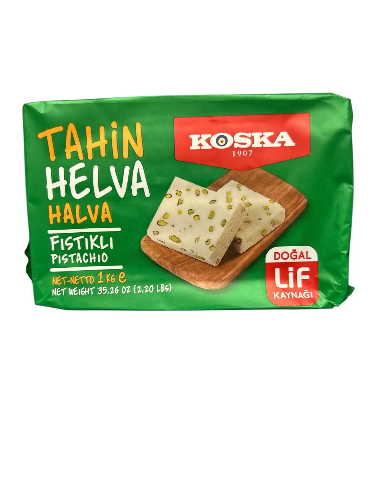 Кунжутная халва KOSKA с фисташками 1000 грамм