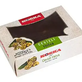 Кунжутная халва Koska с грецким орехом, 200 гр