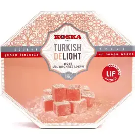Рахат лукум Koska с ароматом розы, без сахара, 160 гр