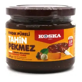 Кунжутная паста и виноградный пекмез Koska с пюре из фундука, 320 гр