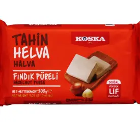 Кунжутная халва KOSKA с пюре из фундука, 200 гр