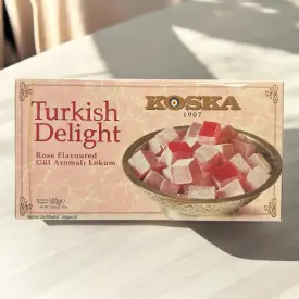 Рахат лукум KOSKA с ароматом розы, 500 гр