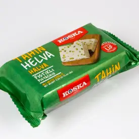 Кунжутная халва KOSKA с фисташками, 200 гр