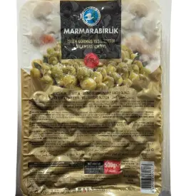 Оливки зеленые Marmarabirlik kokteyl 2XL, 500 гр (Турция)