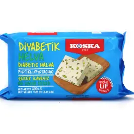 Диабетическая кунжутная халва Koska с фисташками, 200 гр