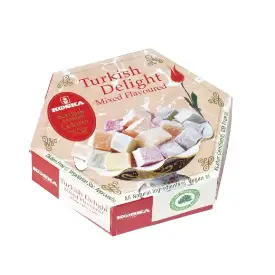 Рахат лукум KOSKA с ароматом розы, мяты и лимона, 250 гр