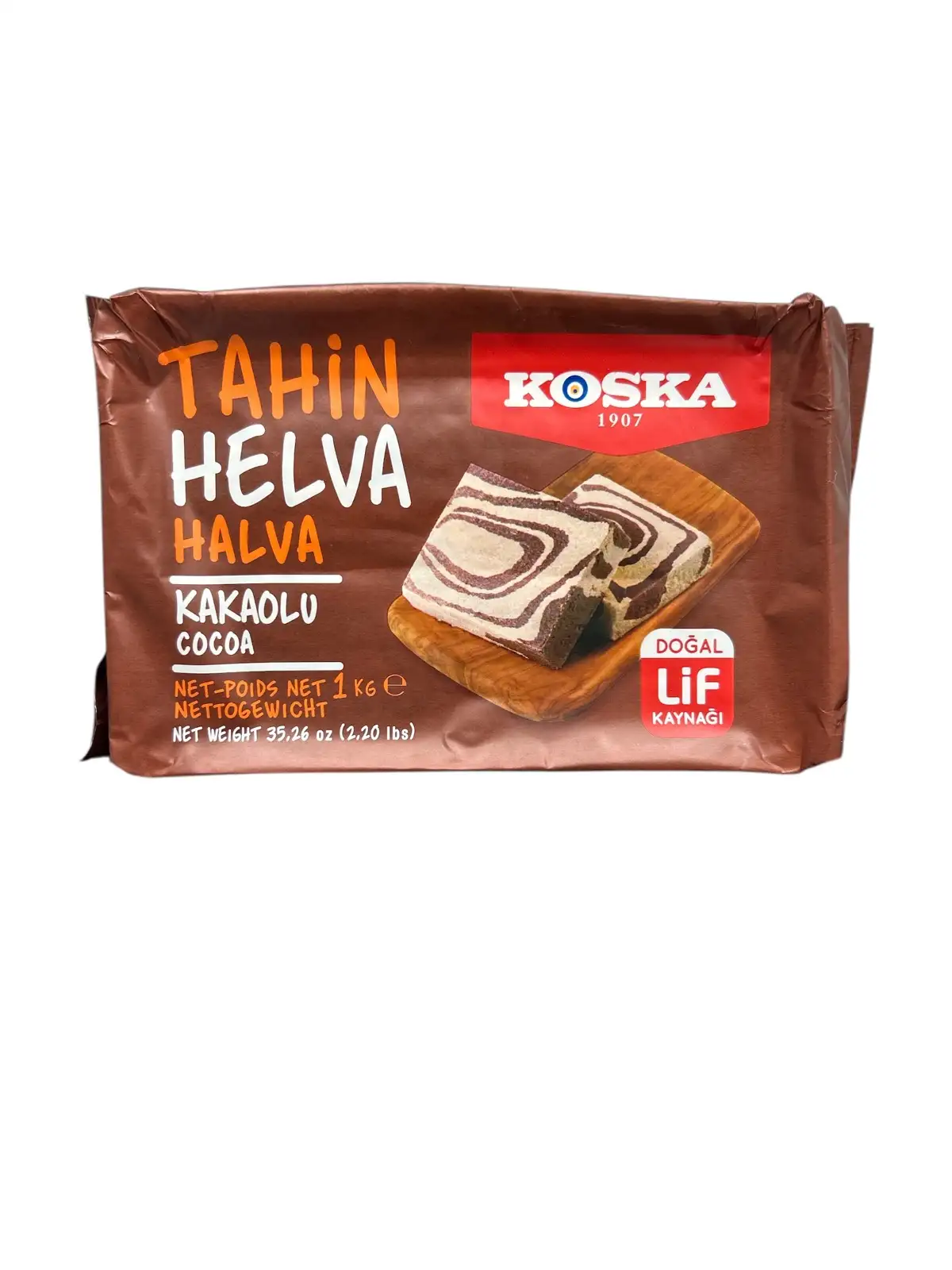 Кунжутная халва KOSKA с какао, 1000 гр