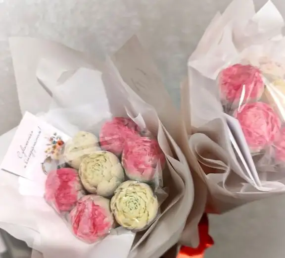 Букет из шоколадных цветов фото 2