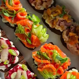 Брускетты на бородинском «под крепкие»