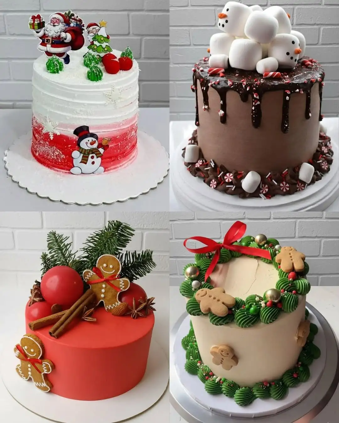 Новогодние торты фото 3