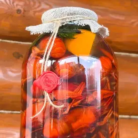 Подарочная банка с вареными раками размера XXL, 1 кг.