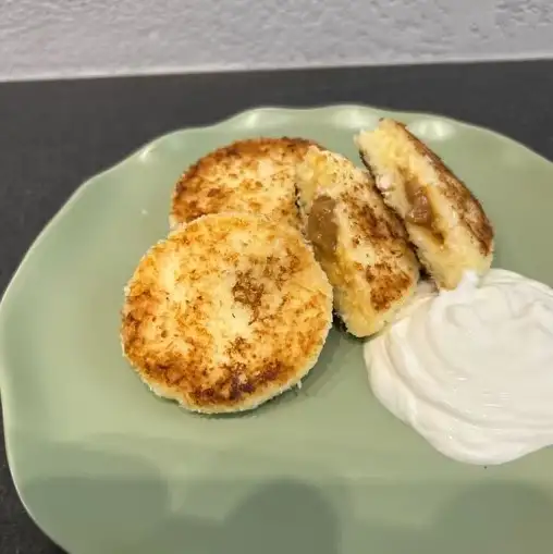 Сырники с кокосом и начинкой фото 2