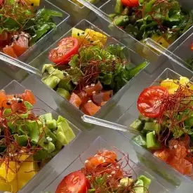 Поке с форелью