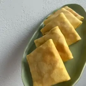 Блинчики с ветчиной и сыром