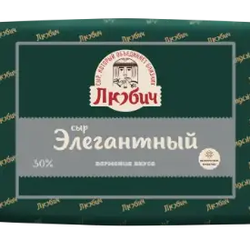 Сыр «Элегантный» м.д.ж. в сухом веществе 30%