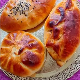 Пирожки с говяжьим языком