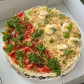 Мясные салаты