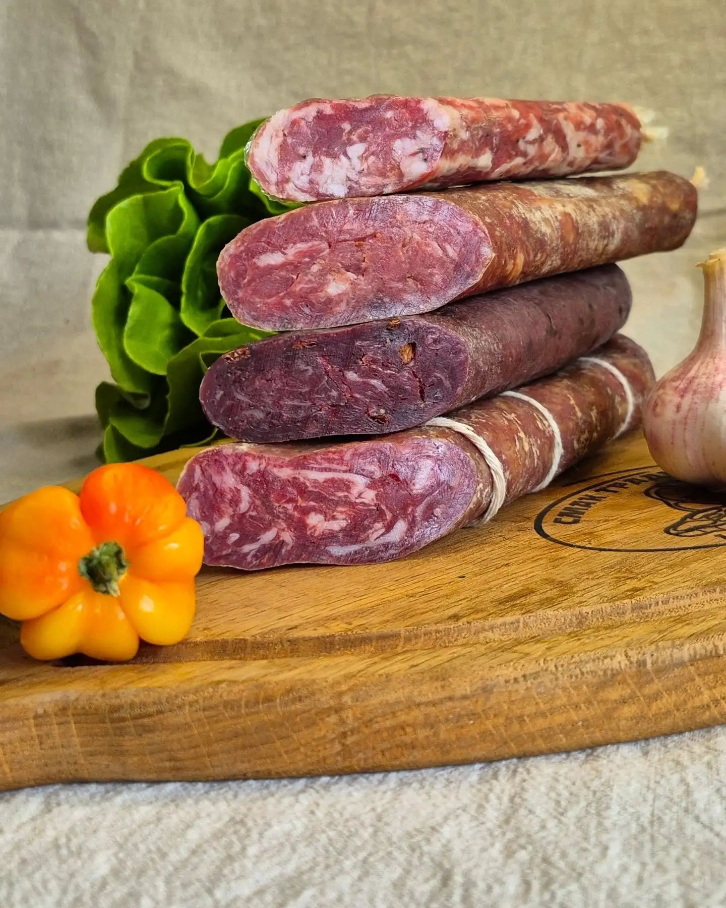 Колбаса сыровяленая «Хатняя» фото 2