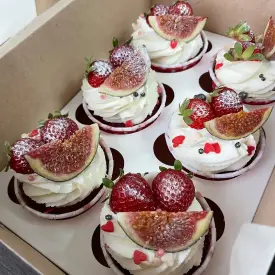 Капкейк «Красный бархат»