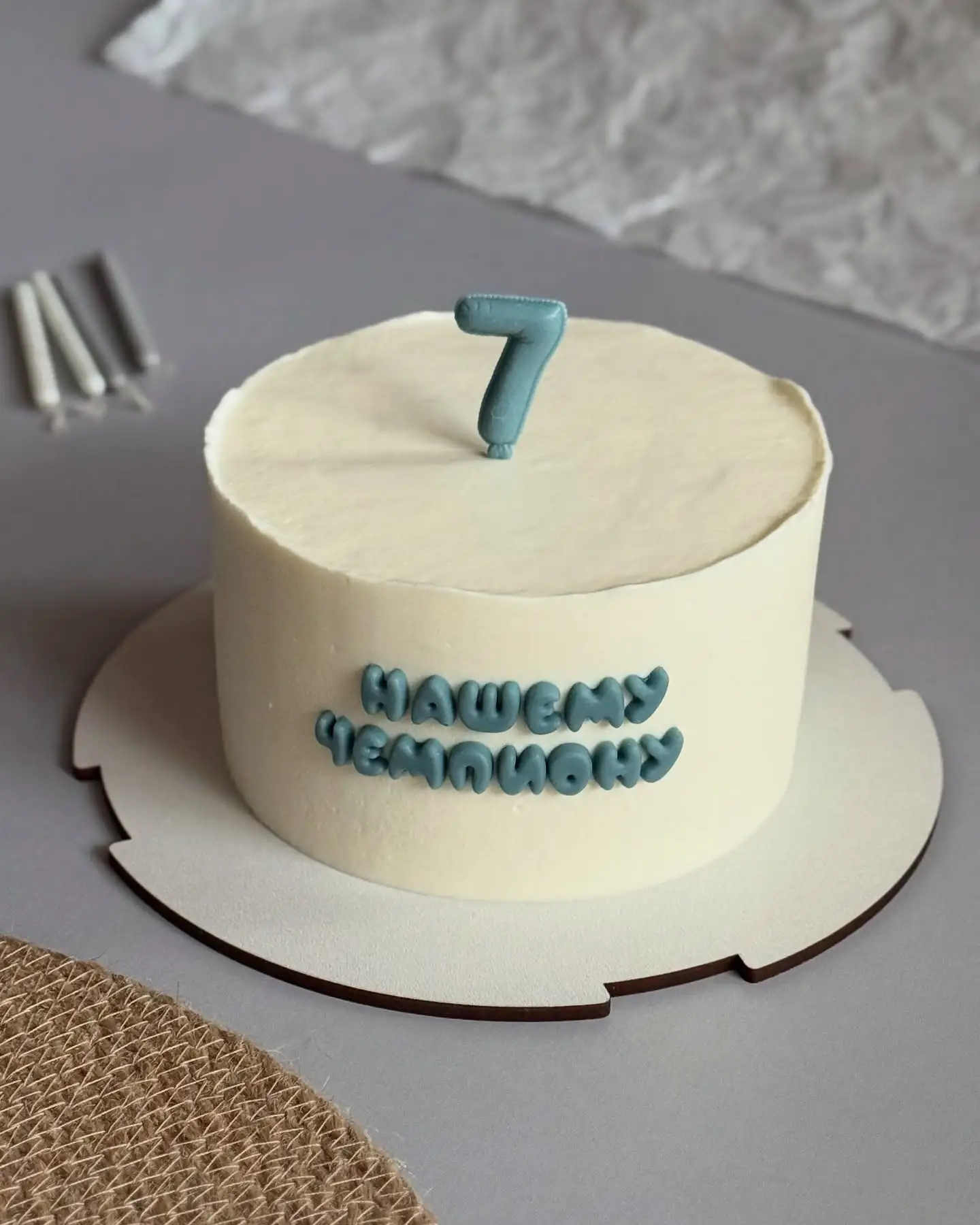 Бенто-торт M без рисунка, 750 г фото 2