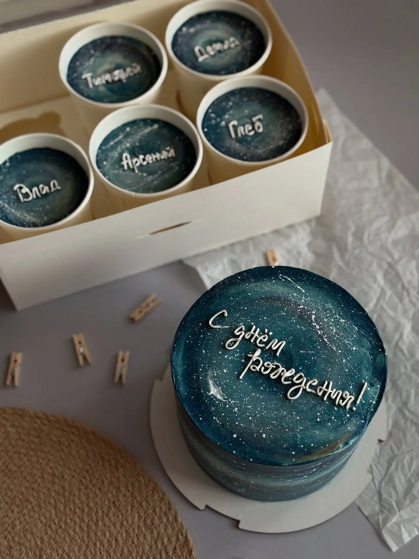 Бенто-торт M с рисунком, 750 г фото 2