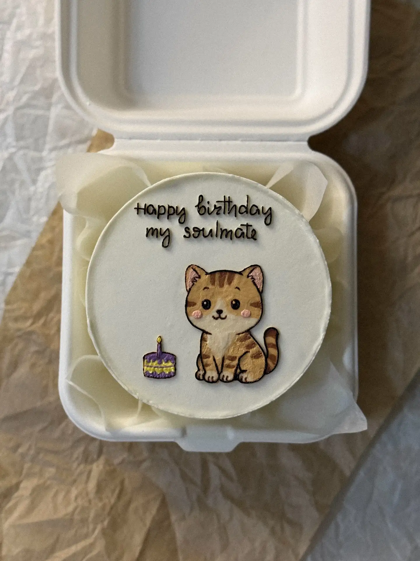 Бенто-торт S с рисунком, 450 г фото 2