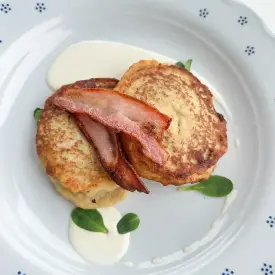 Драники картофельные с мясом, 4 шт. (готовый продукт)