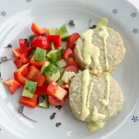 Котлеты из индейки с овощами, 4 шт. (полуфабрикат)