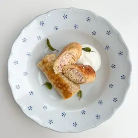 Блинчики с ветчиной и сыром, 6 шт. (готовый продукт)