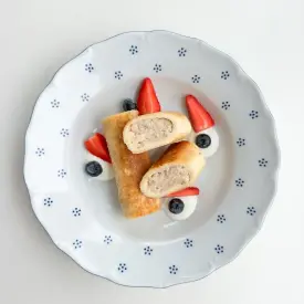 Блинчики с грушей и сыром маскарпоне, 6 шт. (готовый продукт)