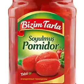 Очищенные помидоры в своем соку  Bizim Tarla, 680 г
