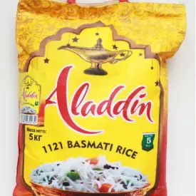 Рис длиннозерный пропаренный «Селла Басмати», Alladin, 5 кг