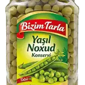 Горошек зеленый консервированный Bizim Tarla, 325 г