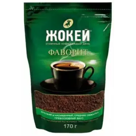 Кофе растворимый Жокей Фаворит гранулированный, м/у 75 г