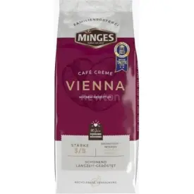 Кофе натуральный жареный в зернах MINGES Cafe Creme Vienna (Kaffеehaus)(30% арабика, 70% робуста), 1000 г